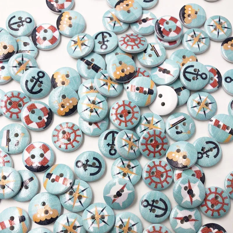 Mixed Sea Sailor Anchor Series Buttons for Needlework Craft Scrapbooking DIY Sewing Decorative Children's Button Clothing WB613
Mixed Sea Sailor Anchor Series Buttons for Needlework Craft Scrapbooking DIY Sewing Decorative Children's Button Clothing WB613