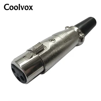 Free Shipping 10pcs/LOT 3-Pin Female Cable End XLR Nickel - Silver
Free Shipping 10pcs/LOT 3-Pin Female Cable End XLR Nickel - Silver