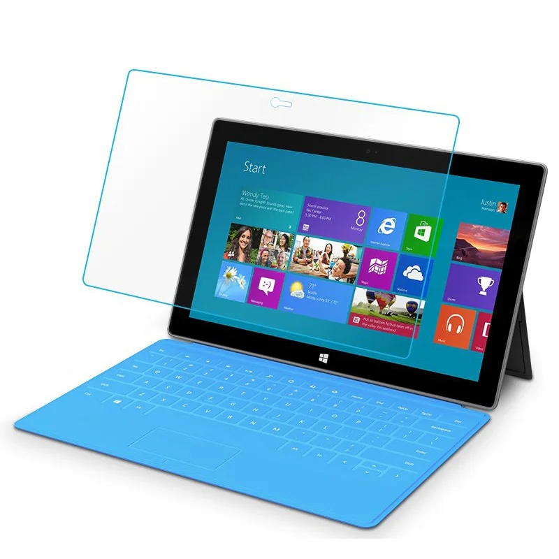 0.3mm 9H 2.5D Premium Explosion Proof Tempered Glass Screen Protector Film For Microsoft Surface RT RT2 Pro Pro2 2 10.6" Tablet
0.3mm 9H 2.5D Premium Explosion Proof Tempered Glass Screen Protector Film For Microsoft Surface RT RT2 Pro Pro2 2 10.6" Tablet