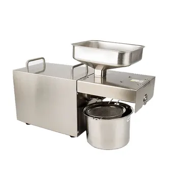 Oil Press Fully-Automatic Household Hot and Cold Press Household Small Oil Press German Technology Stainless Steel Factory T898
Oil Press Fully-Automatic Household Hot and Cold Press Household Small Oil Press German Technology Stainless Steel Factory T898