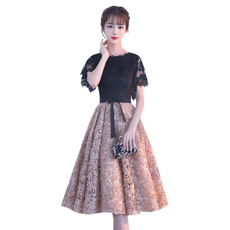 Black Chinese Oriental Short Cheongsam Evening Dress Elegant Princess Dresses Modern Qipao Wedding Summer Women Sexy Embroidery
Black Chinese Oriental Short Cheongsam Evening Dress Elegant Princess Dresses Modern Qipao Wedding Summer Women Sexy Embroidery