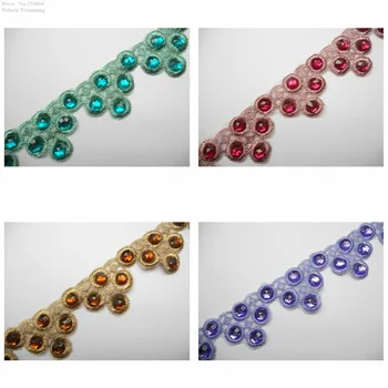 Free Shipping 1Yd x New Fashion Handmade 4 colors(Turquoise, Brown, Maroon, Purple) Stoned Beaded Lace Appliques Trim Patch PBT3
Free Shipping 1Yd x New Fashion Handmade 4 colors(Turquoise, Brown, Maroon, Purple) Stoned Beaded Lace Appliques Trim Patch PBT3