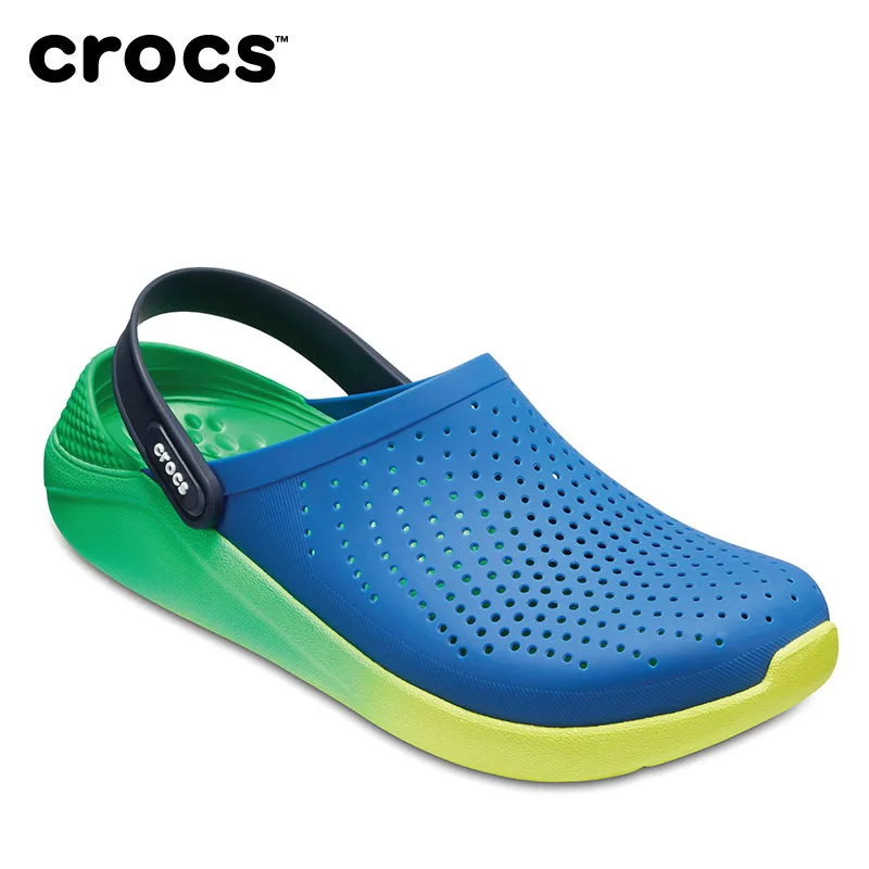 Crocs summer men and women hole shoes LiteRide gradient ke Luo Ge Baotou flat bottom couple sandals outdoor beach shoes 
Crocs summer men and women hole shoes LiteRide gradient ke Luo Ge Baotou flat bottom couple sandals outdoor beach shoes