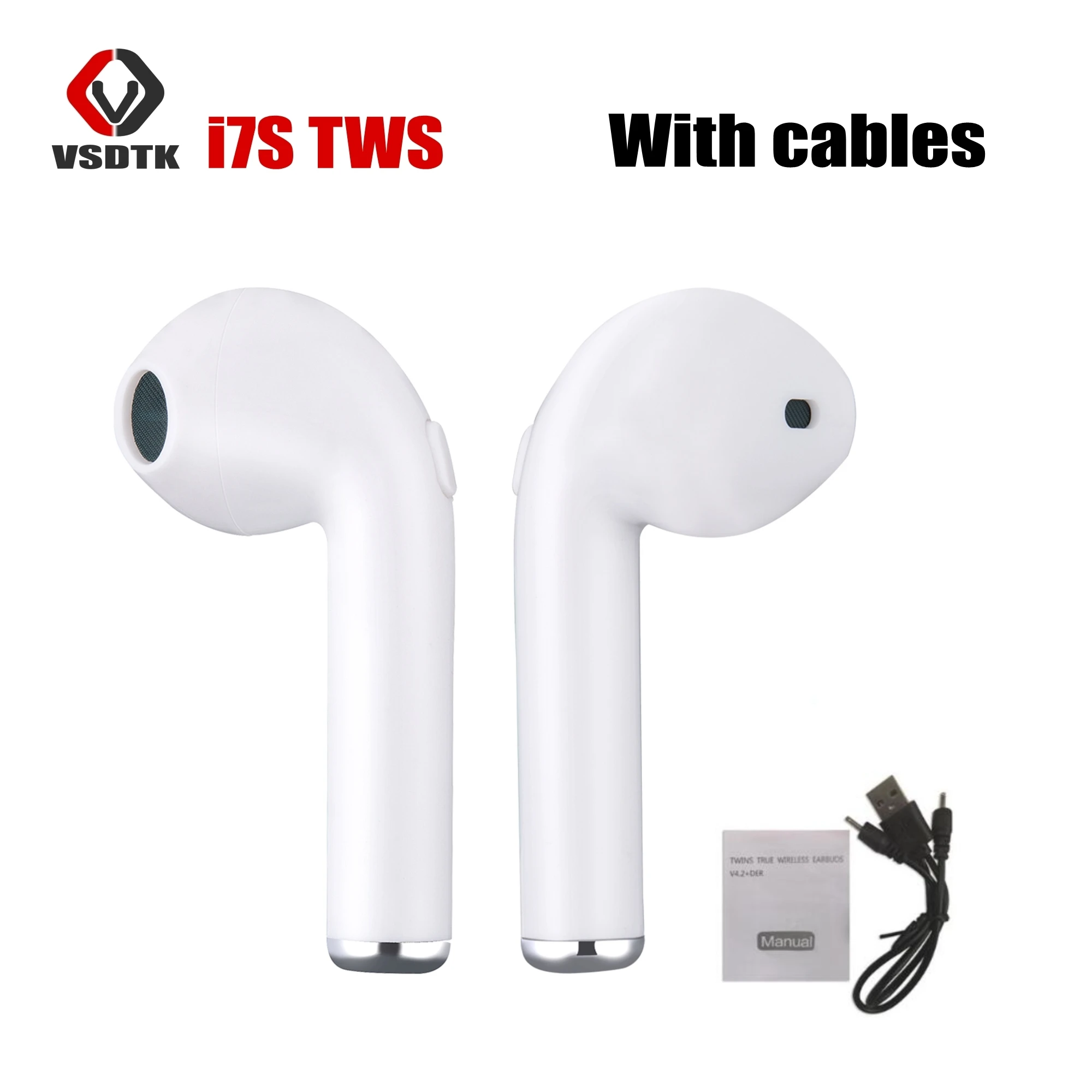 Best I7 i7s tws wireless Bluetooth Earphone Earbuds Headset headphone With Mic with cable For apple xiaomi hauwei smartphones
Best I7 i7s tws wireless Bluetooth Earphone Earbuds Headset headphone With Mic with cable For apple xiaomi hauwei smartphones