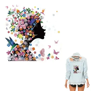 COSBILL 20*20 Cm Iron On Patch Beautiful Flower Stickers Painting On Clothes Diy A-level Washable Decoration Heat Transfer Y-068 
COSBILL 20*20 Cm Iron On Patch Beautiful Flower Stickers Painting On Clothes Diy A-level Washable Decoration Heat Transfer Y-068