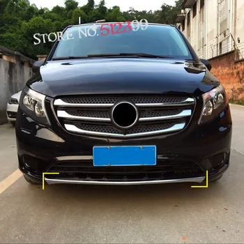 ABS Chrome Car Front Bottom Bumper Protector Cover Trim For Mercedes-Benz Vito 2014 2015 2016 2017 2018 Car Accessories Styling
ABS Chrome Car Front Bottom Bumper Protector Cover Trim For Mercedes-Benz Vito 2014 2015 2016 2017 2018 Car Accessories Styling