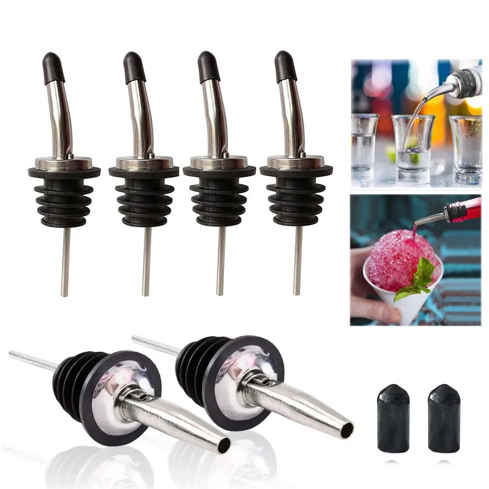 2PCS Oil Vinegar Liquor Cruet Dispenser Stainless Steel Oil Pourer Spout Stopper Bottle Pourer Bartender for Home Bar Party
2PCS Oil Vinegar Liquor Cruet Dispenser Stainless Steel Oil Pourer Spout Stopper Bottle Pourer Bartender for Home Bar Party