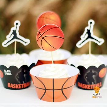 48pcs Basketball Sports cupcake wrappers&toppers decoration kids birthday party supplies cupcake cases cupcake liner AW-0024
48pcs Basketball Sports cupcake wrappers&toppers decoration kids birthday party supplies cupcake cases cupcake liner AW-0024