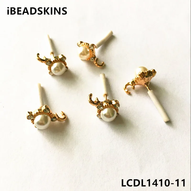 New arrival! 15x11mm 100pcs/lot gold color Zinc alloy with imitation pearls Stud earring hand made Earring Parts Jewelry DIY
New arrival! 15x11mm 100pcs/lot gold color Zinc alloy with imitation pearls Stud earring hand made Earring Parts Jewelry DIY