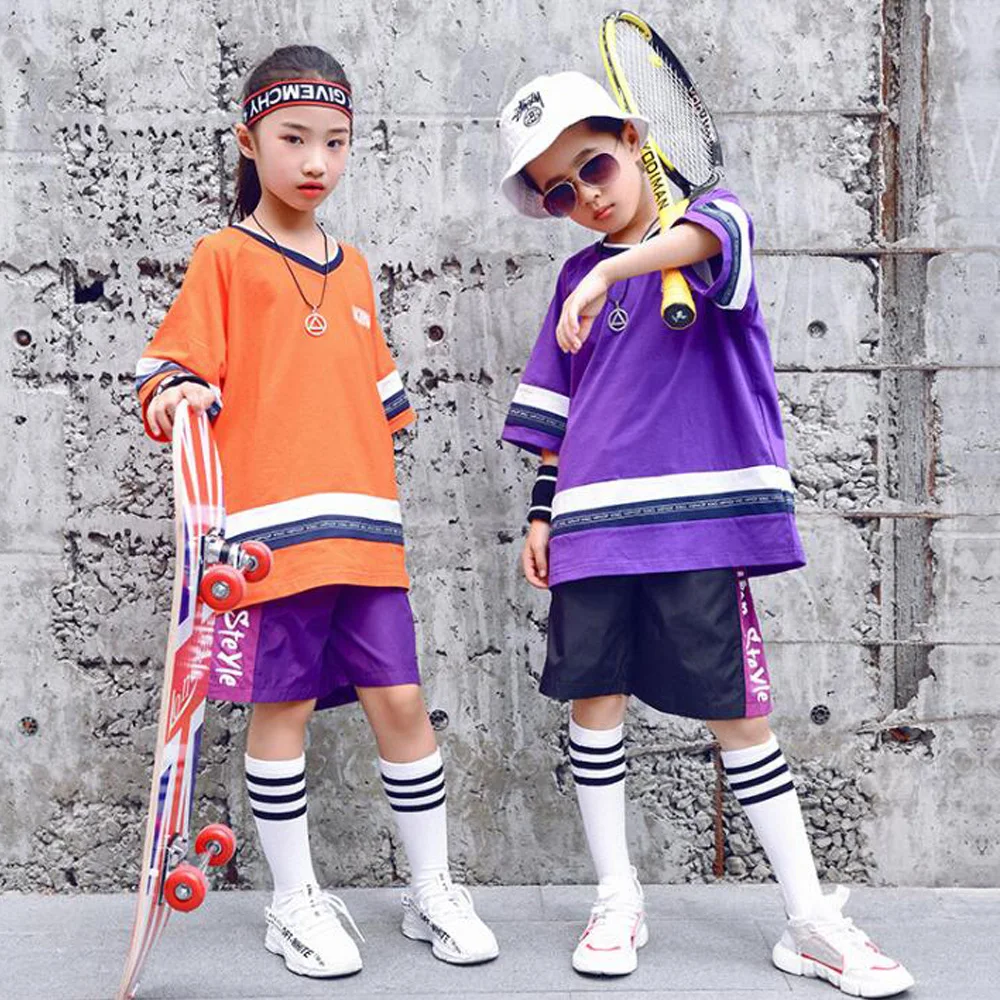 Kids Hip Hop dance Clothing Girls Jogger T Shirt Tops Shorts Suits Jazz Dance Costumes Set Ballroom Dancing Street wear Outfits
Kids Hip Hop dance Clothing Girls Jogger T Shirt Tops Shorts Suits Jazz Dance Costumes Set Ballroom Dancing Street wear Outfits
