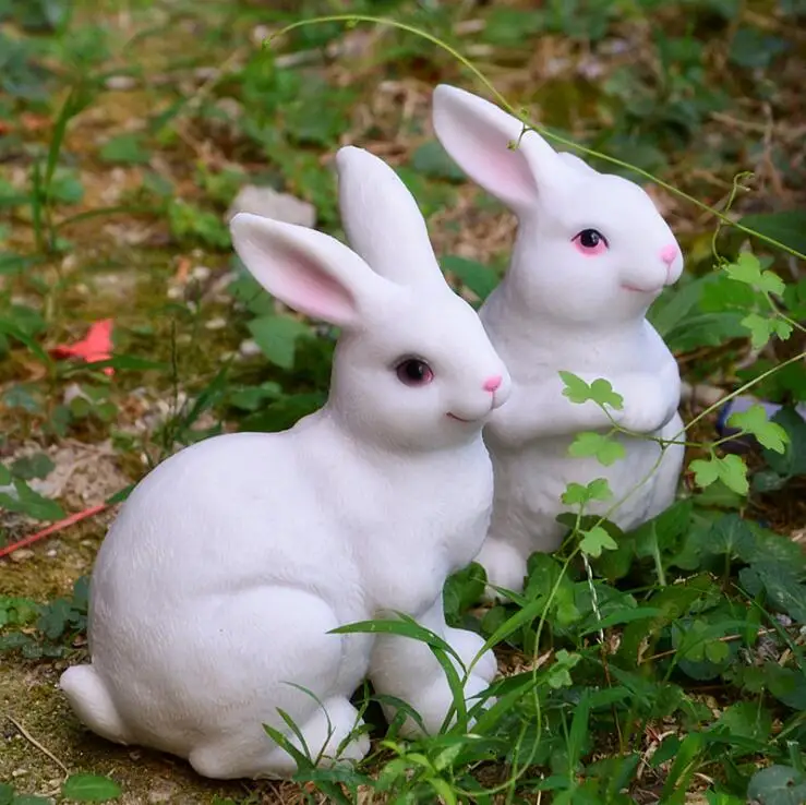 Pastoral Cute Simulation Rabbit Ornaments Resin Crafts Gardening Landscape Sculpture Decoration Scenery Garden Courtyard Artwork
Pastoral Cute Simulation Rabbit Ornaments Resin Crafts Gardening Landscape Sculpture Decoration Scenery Garden Courtyard Artwork