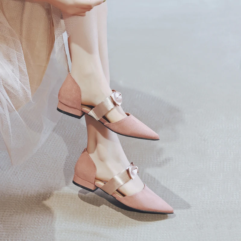 Tide brand Baotou sandals female 2019 summer new fairy wind flat thick with pointed bow Mary Jane shoes
Tide brand Baotou sandals female 2019 summer new fairy wind flat thick with pointed bow Mary Jane shoes