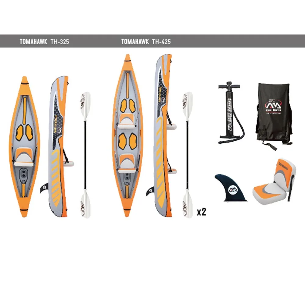 Aqua Marina Tomahawk 10 Ǝ "TH 325/425 надувная лодка байдарка семейное каноэ