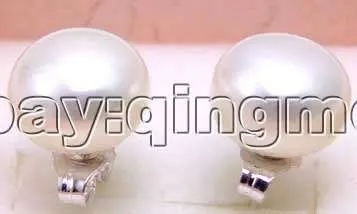 SALE White Big 11-12mm Natural Flat Freshwater Pearl Earring and Stering Silver 925 stud!-e245 wholesale/retail Free ship
SALE White Big 11-12mm Natural Flat Freshwater Pearl Earring and Stering Silver 925 stud!-e245 wholesale/retail Free ship