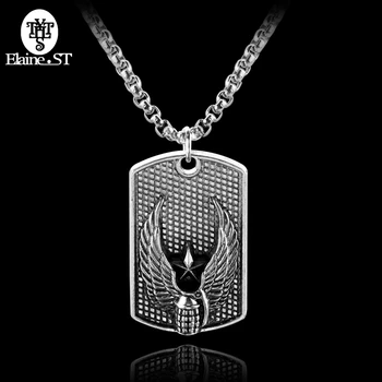 Fashion Mens jewelry U.S.Army Military Style Angel Wing Grenade Dog Tag Pendant Necklace Color Black Necklaces & Pendants
Fashion Mens jewelry U.S.Army Military Style Angel Wing Grenade Dog Tag Pendant Necklace Color Black Necklaces & Pendants