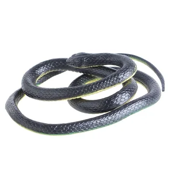 

130cm Tricky Antistress Toy Realistic Fake Snakes Rubber Garden Props Joke Prank Horror Snake Spoof Toy Gift M09