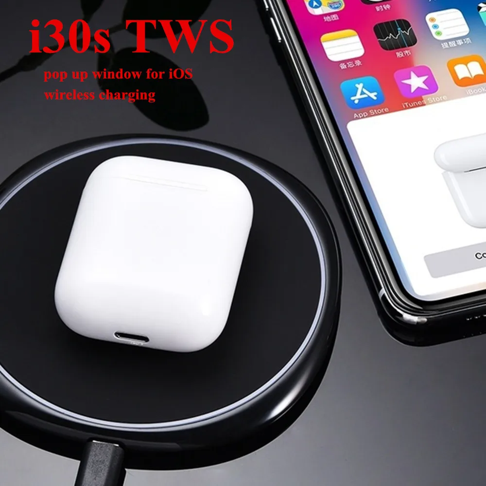 2019 New i30s TWS Clone Size Pop up Window for iOS Bluetooth Earpods with Wireless Charging PK i10 i12 i13 TWS for Drop Shipping
2019 New i30s TWS Clone Size Pop up Window for iOS Bluetooth Earpods with Wireless Charging PK i10 i12 i13 TWS for Drop Shipping