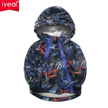 IYEAL Spring Children Boys Jackets And Coats With Fleece Hooded Letter Printed Kids Autumn Windbreaker Outerwear For 10 Years
IYEAL Spring Children Boys Jackets And Coats With Fleece Hooded Letter Printed Kids Autumn Windbreaker Outerwear For 10 Years
