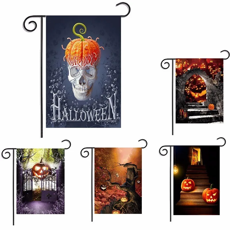 Horrible Halloween Garden Flag Hanging Polyester Garden Banner Hallowmas Party Home Yarn Lawn Decor Decoration 30*45cm
Horrible Halloween Garden Flag Hanging Polyester Garden Banner Hallowmas Party Home Yarn Lawn Decor Decoration 30*45cm