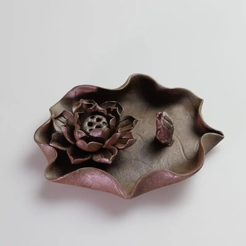 Living Room Stick Burner Traditional Ceramic Lotus Inserted Burner Incense Seat Perfume Flower Shape Home Incense Holder
Living Room Stick Burner Traditional Ceramic Lotus Inserted Burner Incense Seat Perfume Flower Shape Home Incense Holder