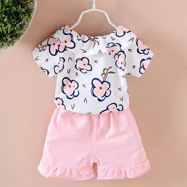 floral girls suit New Summer Beautiful Floral Flower T-shirt Shorts Suit Children Vest Clothing Suit 2pcs Cute Kids Clothes
floral girls suit New Summer Beautiful Floral Flower T-shirt Shorts Suit Children Vest Clothing Suit 2pcs Cute Kids Clothes