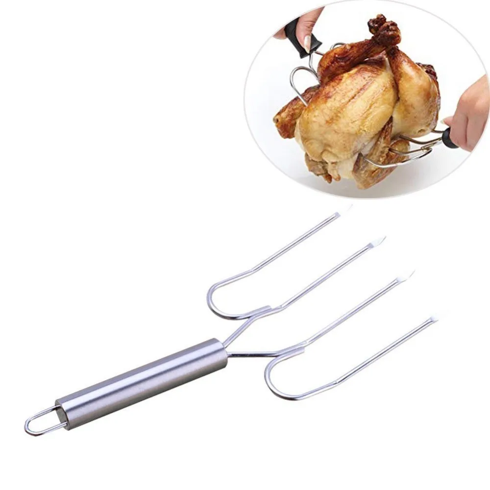 Durable Kitchen Craft Professional Stainless Steel Roast Meat Oven Lifting Fork Barbecue Accessories For Home Park
Durable Kitchen Craft Professional Stainless Steel Roast Meat Oven Lifting Fork Barbecue Accessories For Home Park