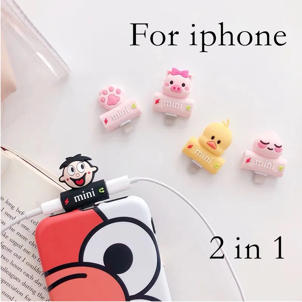 2 in 1 Cartoon Adapter For iphone 7 8 plus X 10 For lightning to Double Splitter Jacks Audio Charging Adapter Earphone Adapter
2 in 1 Cartoon Adapter For iphone 7 8 plus X 10 For lightning to Double Splitter Jacks Audio Charging Adapter Earphone Adapter