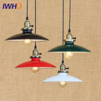 Vintage Industrial Loft Pendant Lights RH Retro Iron Pendant Lamp Colorful Hanglamp Fixtures Home Lighting Lamparas Colgantes
Vintage Industrial Loft Pendant Lights RH Retro Iron Pendant Lamp Colorful Hanglamp Fixtures Home Lighting Lamparas Colgantes