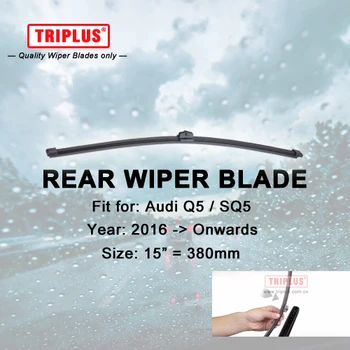 Rear Wiper Blade for Audi Q5 SQ5 (2016-Onwards) 1pc 15" 380mm, Rear Windscreen Wipers
Rear Wiper Blade for Audi Q5 SQ5 (2016-Onwards) 1pc 15" 380mm, Rear Windscreen Wipers
