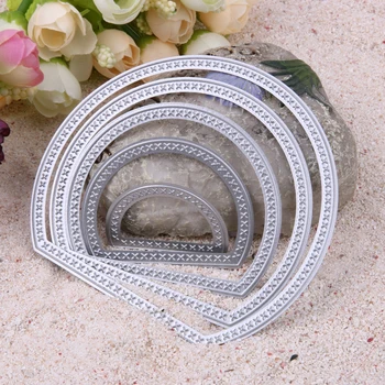5 PCS Metal Cutting Dies for Scrapbooking Semicircle Moon Shape DIY Photo Album Decorative Cards Embossing Template Craft Dies
5 PCS Metal Cutting Dies for Scrapbooking Semicircle Moon Shape DIY Photo Album Decorative Cards Embossing Template Craft Dies
