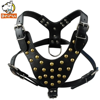 Harness Dog for Small Medium Pet Studded PU Leather Dog Pet Harness for Pitbull Mastiff Chest 26-34"
Harness Dog for Small Medium Pet Studded PU Leather Dog Pet Harness for Pitbull Mastiff Chest 26-34"