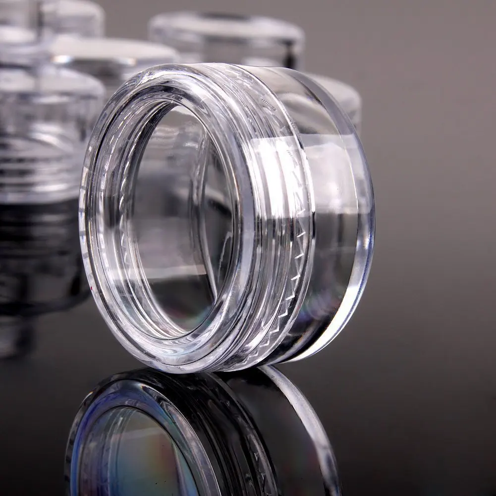 30pcs 2g/3g/5g Empty Plastic Cosmetic Makeup Jar Pots Transparent Sample Bottles Eyeshadow Cream Lip Balm Container Storage Box
30pcs 2g/3g/5g Empty Plastic Cosmetic Makeup Jar Pots Transparent Sample Bottles Eyeshadow Cream Lip Balm Container Storage Box