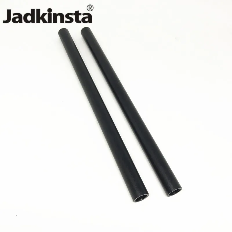 

Jadkinsta 2PCS Aluminum Alloy Diameter 15mm Rods 10cm 25cm 30cm 40cm Long with M12 Screw Hole for DSLR 15mm Rod Rig Clamp