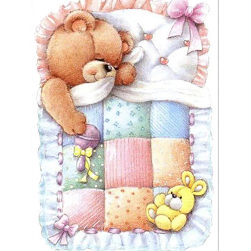 100% Full 5D Diy Daimond Painting "Sleeping Baby Bear" 3D Diamond Painting Round Rhinestone Diamant Painting Embroidery Cartoon
100% Full 5D Diy Daimond Painting "Sleeping Baby Bear" 3D Diamond Painting Round Rhinestone Diamant Painting Embroidery Cartoon