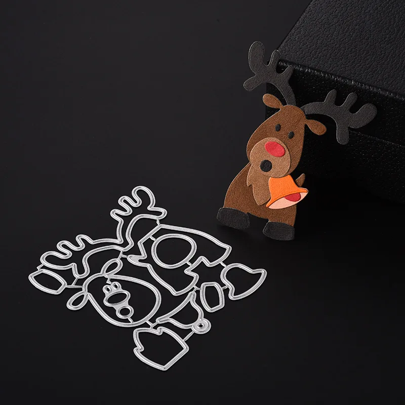 Colourful Christmas Deer Bell Metal Cutting Dies For DIY Scrapbook Album Embossing Paper Cards Making Tools Paper Crafts Stencil
Colourful Christmas Deer Bell Metal Cutting Dies For DIY Scrapbook Album Embossing Paper Cards Making Tools Paper Crafts Stencil