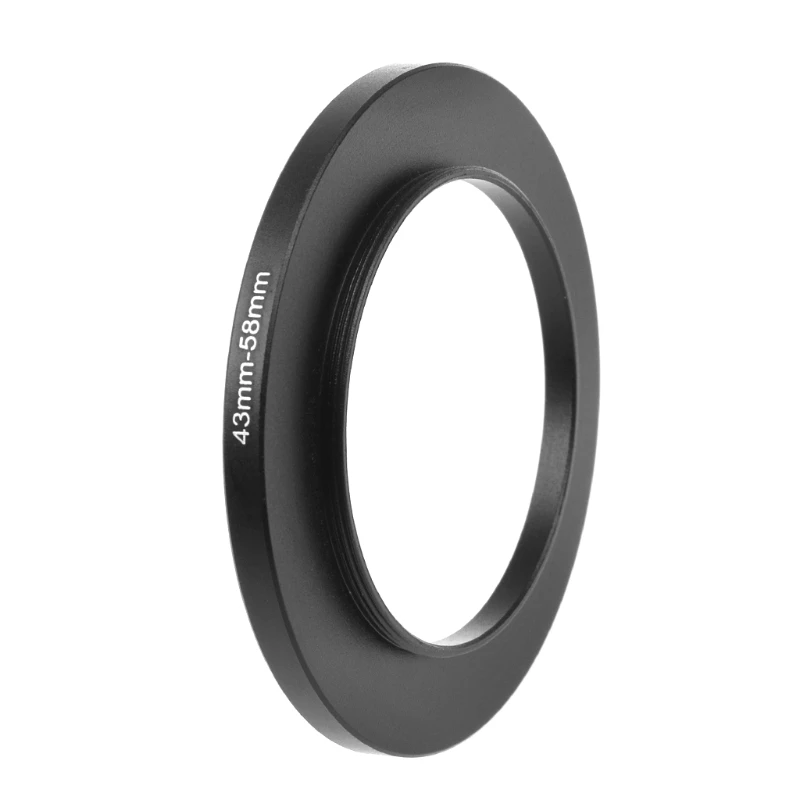 43mm To 58mm Metal Step Up Rings Lens Adapter Filter Camera Tool Accessories New