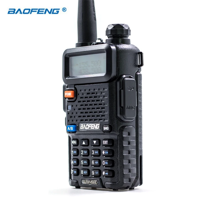 Baofeng UV 5R УКВ FM двухдиапазонный VOX Walkie Talkie HAM CB радио портативный приемопередатчик