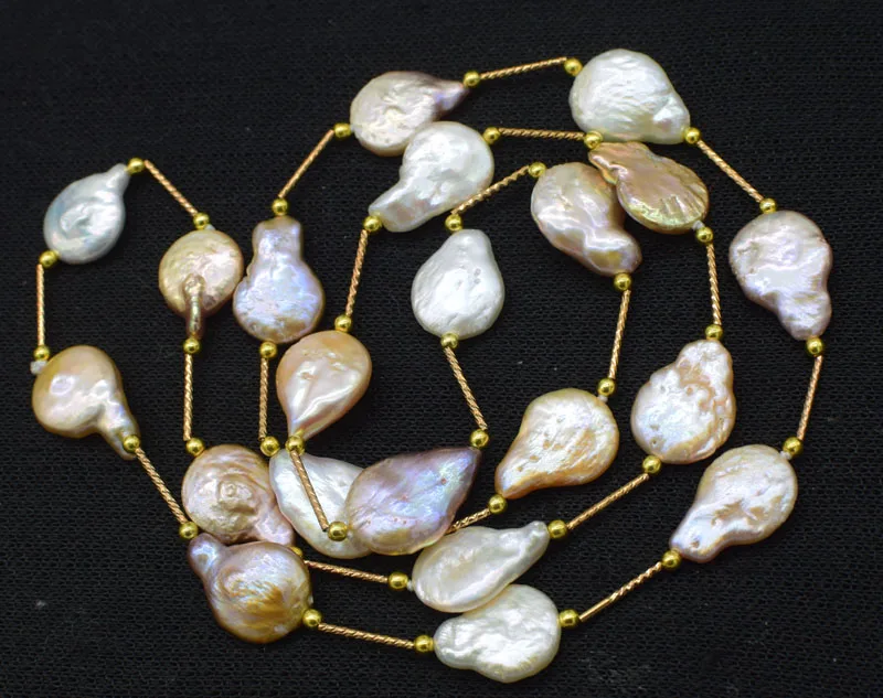 freshwater pearl drop flat multicolor 15-19mm 30inch necklace ture FPPJ wholesale beads
freshwater pearl drop flat multicolor 15-19mm 30inch necklace ture FPPJ wholesale beads