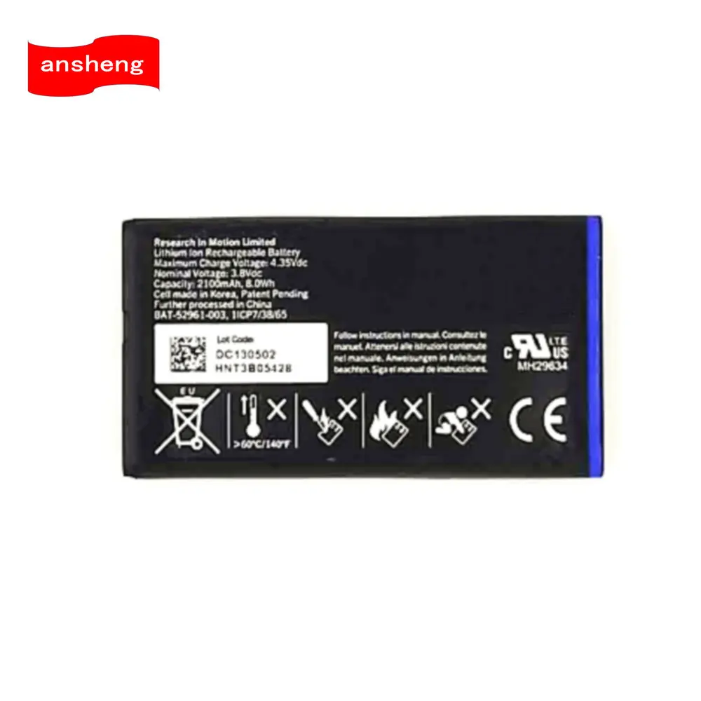 

High Quality 2100mAh NX1 ACC-53785-201/ BAT-52961-003 Battery For Blackberry Q10 Battery Q10 LTE / Q10 LTE SQN100-1 Cell Phone