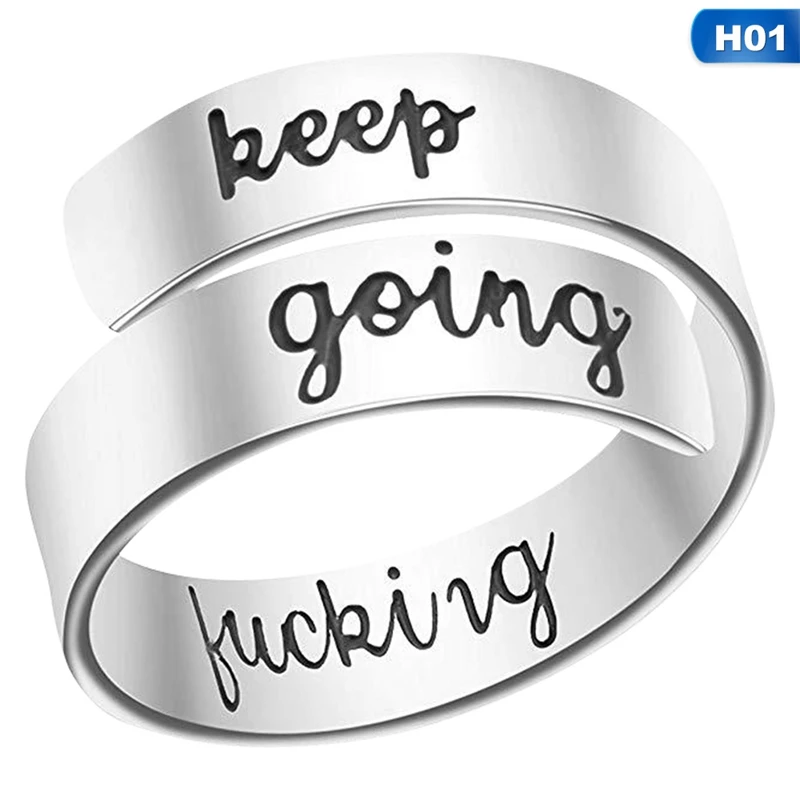 Stainless Steel Awareness Be Brave Suicide Depression Awareness Pause Ring Keep & Going nspiration Jewelry Strength Gift
Stainless Steel Awareness Be Brave Suicide Depression Awareness Pause Ring Keep & Going nspiration Jewelry Strength Gift