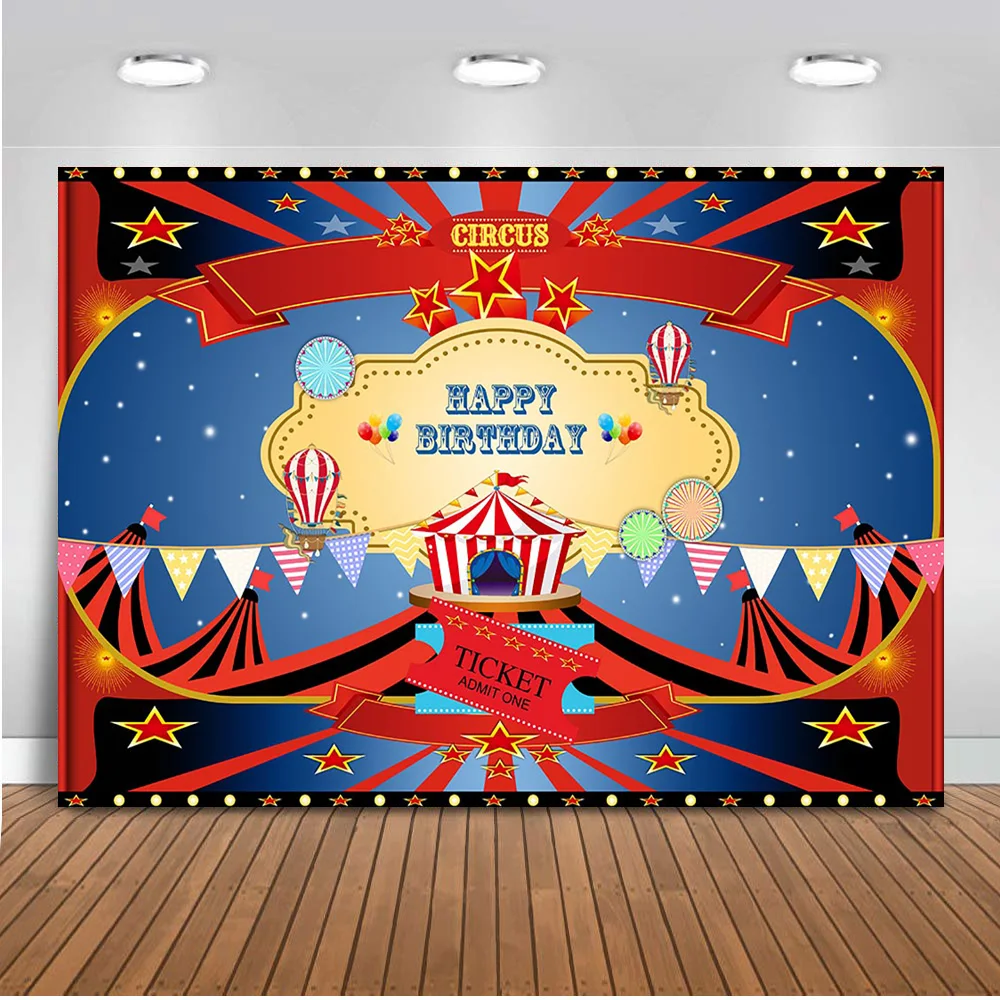 Happy Birthday Backdrop for Photography Circus Theme Party Background for Photo Studio Party Decoration Banner Props Printed 576
Happy Birthday Backdrop for Photography Circus Theme Party Background for Photo Studio Party Decoration Banner Props Printed 576