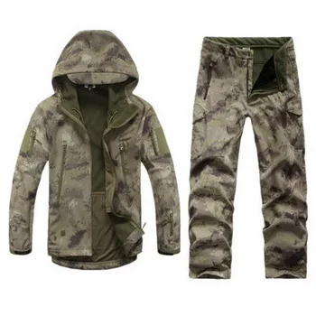 2017 Outdoors Hiking Camping Military TAD Tactical Jacket+Pants Men Waterproof Windproof Coat Camouflage Army Hunting Clothing
2017 Outdoors Hiking Camping Military TAD Tactical Jacket+Pants Men Waterproof Windproof Coat Camouflage Army Hunting Clothing