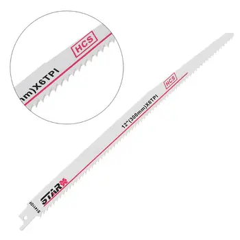 Newest 1pcs High Carbon Steel S1411DF 300mm 12" Reciprocating Saw Blade Effective Flexible For Cutting Wood Woodworking
Newest 1pcs High Carbon Steel S1411DF 300mm 12" Reciprocating Saw Blade Effective Flexible For Cutting Wood Woodworking