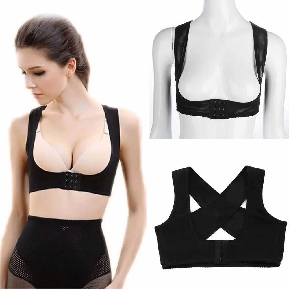 Women Adjustable Elastic Back Chest Waist Support Belt Posture Shoulder Corrector Body Shaping Brace Support Health Care Black
Women Adjustable Elastic Back Chest Waist Support Belt Posture Shoulder Corrector Body Shaping Brace Support Health Care Black
