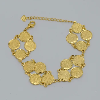 Anniyo Length 18cm Arab Coin Bracelet for Women Gold Color Jewelry Money Items Great Wealth Symbol Gift #203806
Anniyo Length 18cm Arab Coin Bracelet for Women Gold Color Jewelry Money Items Great Wealth Symbol Gift #203806