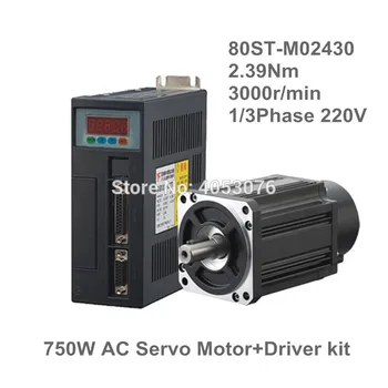 NEMA32 80mm 750w 220V 2.39Nm 3000r/min AC Servo Motor+Drive Kit 80ST-M02430 for Material Conveying Machine With RS485 Interface
NEMA32 80mm 750w 220V 2.39Nm 3000r/min AC Servo Motor+Drive Kit 80ST-M02430 for Material Conveying Machine With RS485 Interface