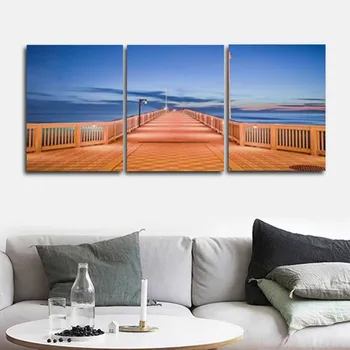 Laeacco 3 Pcs Seaside Seascape Canvas Painting Seaside Plank Scenery Poster Wall Art Pictures Living Room Decoration Murals
Laeacco 3 Pcs Seaside Seascape Canvas Painting Seaside Plank Scenery Poster Wall Art Pictures Living Room Decoration Murals