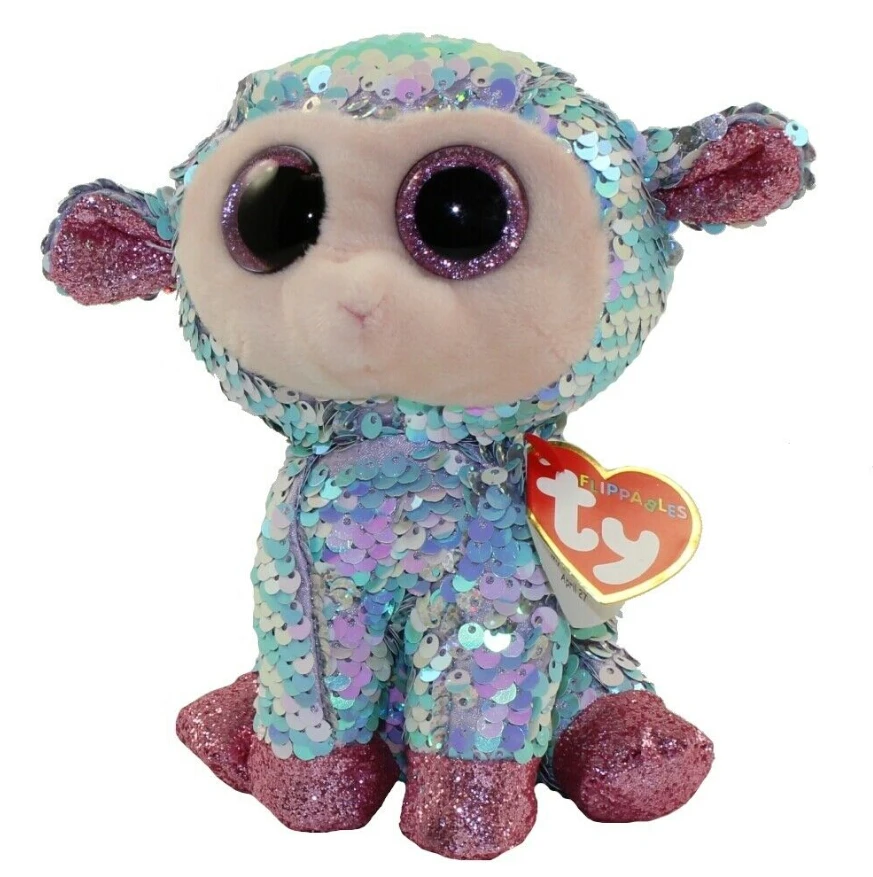 Ty Flippables 6" Tulip Lamb color changing Sequin Beanie boo Plush Toy Stuffed Doll Kids Toys Children Birthday Christmas Gifts
Ty Flippables 6" Tulip Lamb color changing Sequin Beanie boo Plush Toy Stuffed Doll Kids Toys Children Birthday Christmas Gifts