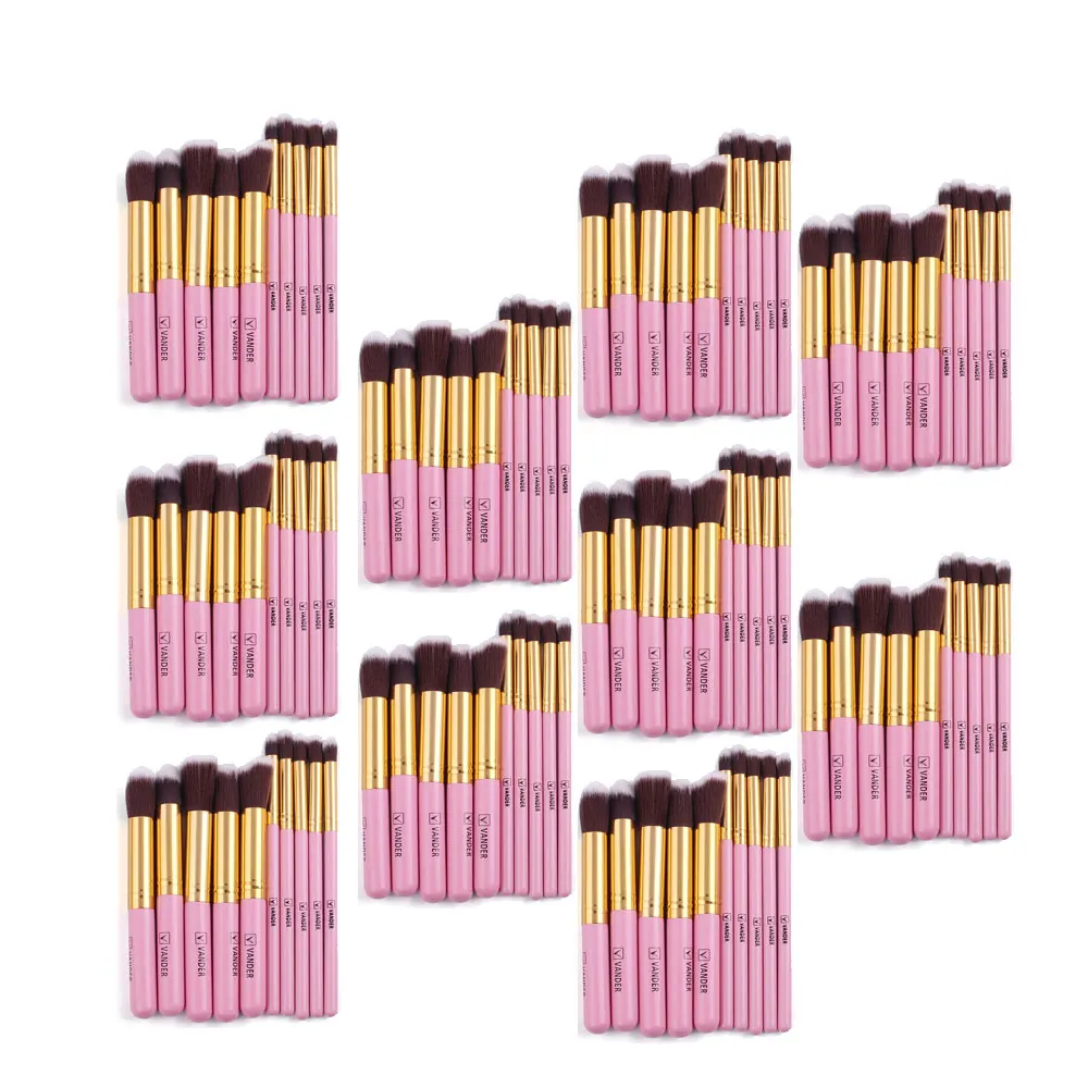 Pro 10 Sets 10Pcs Makeup Brushes Set Foundation Powder Eyeshadow Eyeliner Lip Beauty Essential Make up Kabuki Brush Tools kit
Pro 10 Sets 10Pcs Makeup Brushes Set Foundation Powder Eyeshadow Eyeliner Lip Beauty Essential Make up Kabuki Brush Tools kit