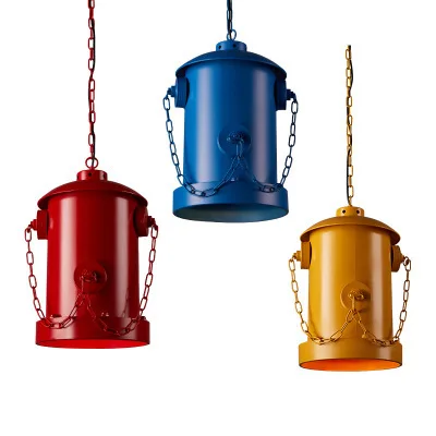 Industrial Loft Fire Hydrant Style Red / Blue / Yellow Painted Iron Edison Bulb Chain Pendant Light Fixtures for Bar Restaurant
Industrial Loft Fire Hydrant Style Red / Blue / Yellow Painted Iron Edison Bulb Chain Pendant Light Fixtures for Bar Restaurant